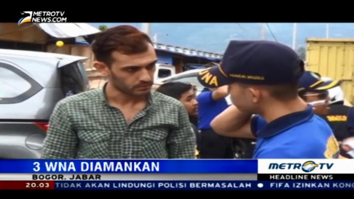 Imigrasi Razia WNA di Puncak Bogor