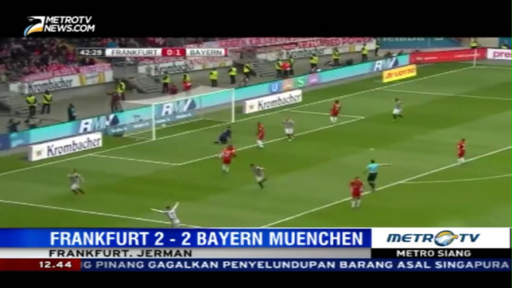 Laga Munchen vs Frankfurt Berakhir Imbang