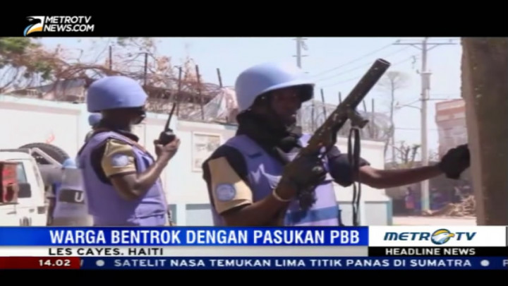 Pasukan PBB Bentrok dengan Warga Haiti Saat akan Beri Bantuan