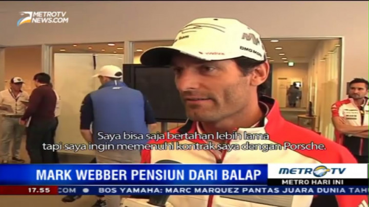 Ini Alasan Mark Webber Pilih Pensiun dari Dunia Balap