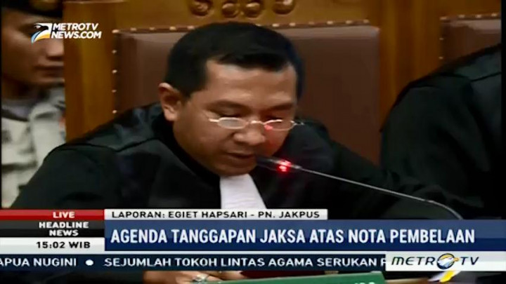 Jaksa Nilai Pleidoi Jessica Putar Balikkan Fakta