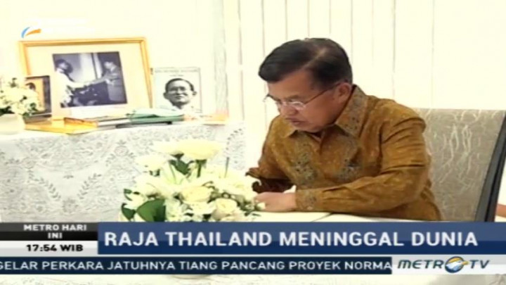 Jusuf Kalla Mendatangi Kedubes Thailand Sampaikan Belasungkawa