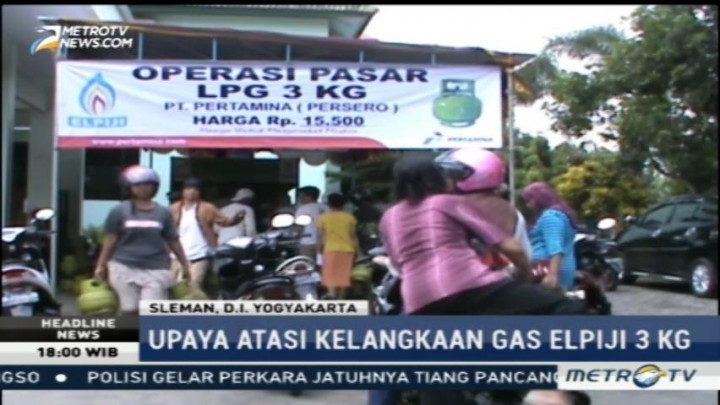 Operasi Pasar Gas Elpiji Digelar di Yogyakarta Guna Atasi Kelangkaan