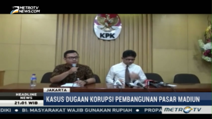 KPK Resmi Tetapkan Wali Kota Madiun Jadi Tersangka