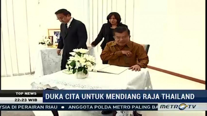 JK Sampaikan Duka Cita di Kedubes Thailand