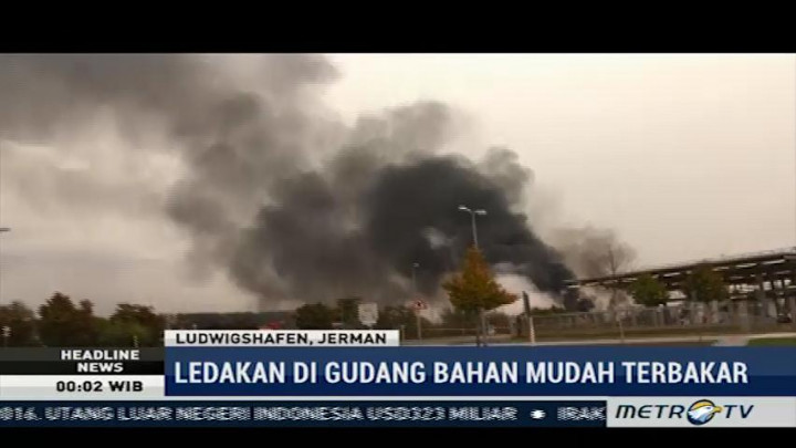 Ledakan di Pabrik Kimia Jerman Tewaskan Satu Orang