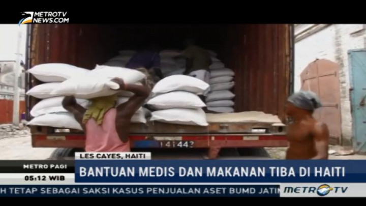 Bantuan Medis dan Makanan Tiba di Haiti