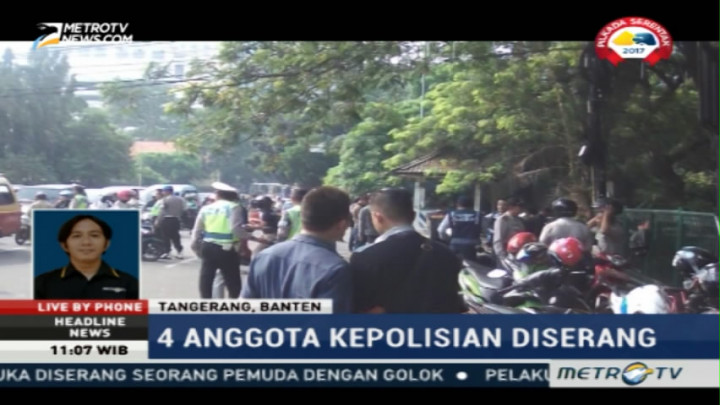 Petugas Amankan Pisau, Badik, dan Dua Alat Peledak dari TKP Penyerangan Polisi