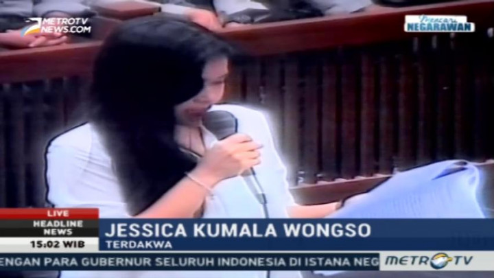 Jessica: Suami Mirna Beri Bungkusan ke Barista Olivier Sebelum Mirna Tewas