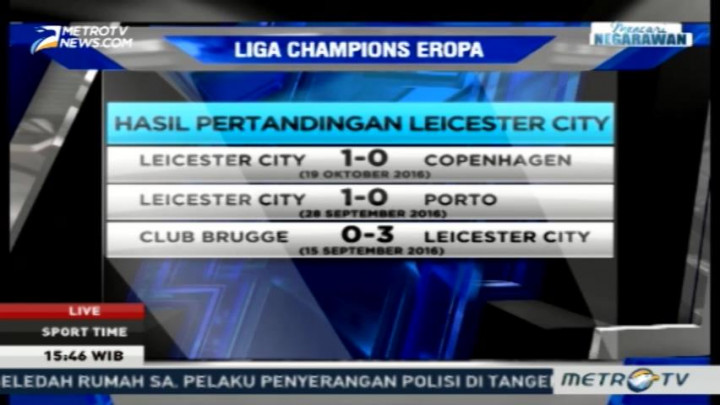 Debut Mulus Leicester di Liga Champions