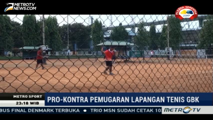 Pro Kontra Pemugaran Lapangan Tenis GBK