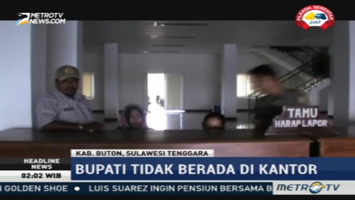 Jadi Tersangka, Bupati Buton Tak <i>Ngantor</i>