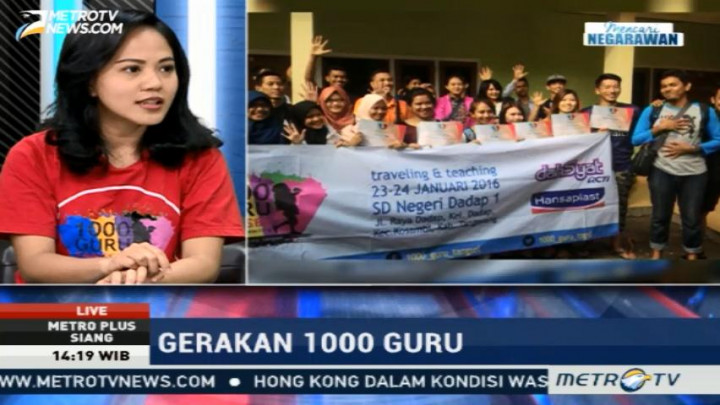 Berlibur Sambil Mengajar Bersama Gerakan 1000 Guru