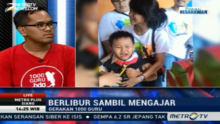 Gerakan 1000 Guru, Mengajar dan Berwisata