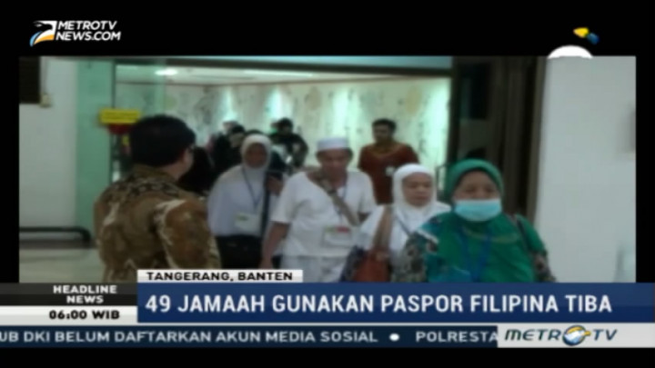 Kloter Terakhir Haji Berpaspor Filipina Tiba di Indonesia