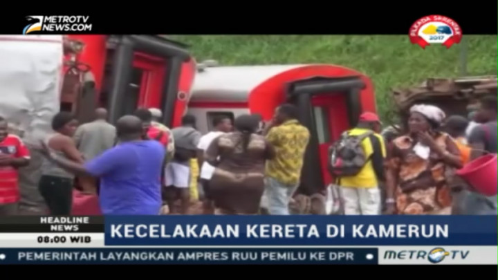 53 Orang Tewas Akibat Kereta Tergelincir di Kamerun