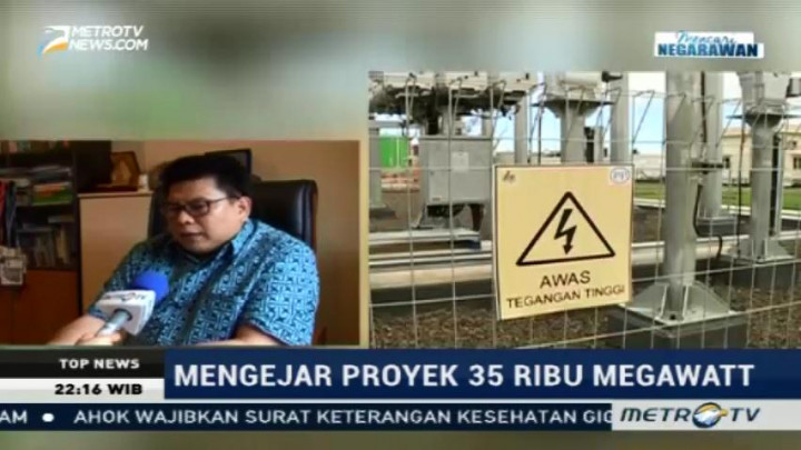 Mengejar Proyek Listrik 35 Ribu MW