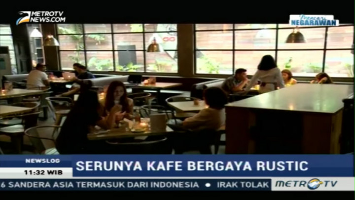 Serunya Kafe Bergaya Rustic