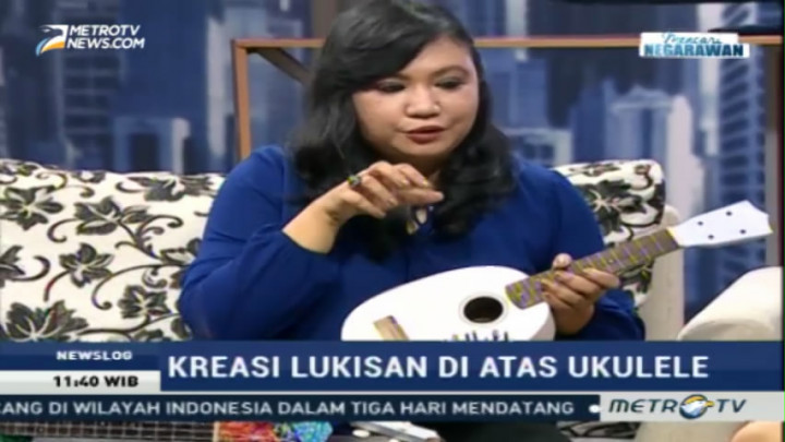 Kreasi Lukisan di Atas Ukulele (2)