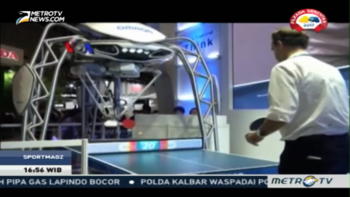 Canggihnya Forpheus, Robot Teman Bermain Ping Pong