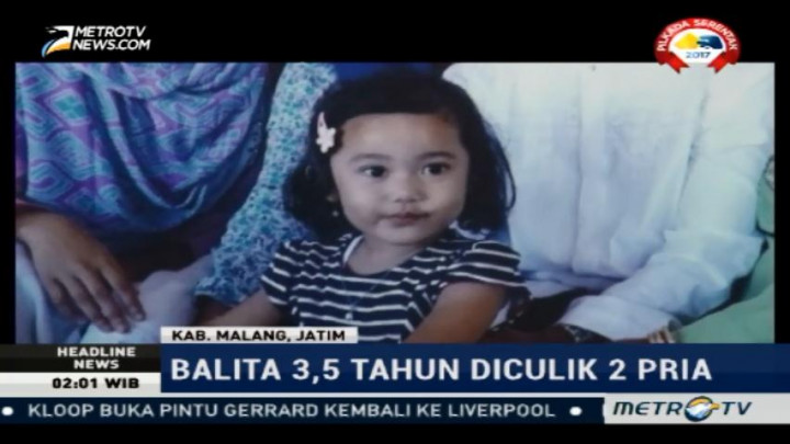 Balita 3,5 Tahun Diculik di Rumahnya Sendiri