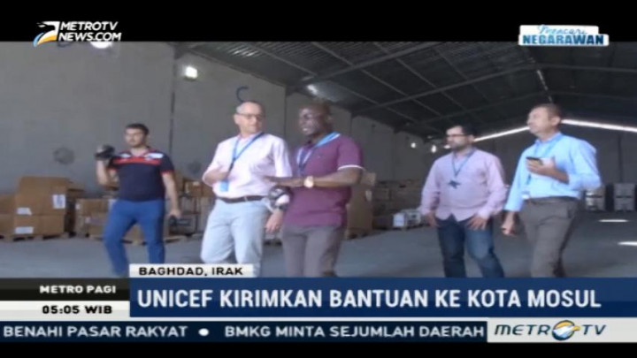 UNICEF akan Kirimkan Bantuan ke Kota Mosul