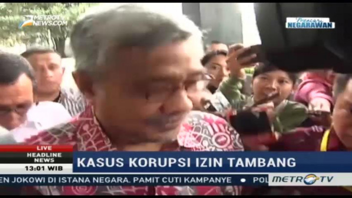 Nur Alam Jalani Pemeriksaan Perdana Sebagai Tersangka