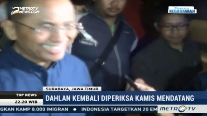 12 Jam Diperiksa, Dahlan Iskan Dicecar 25 Pertanyaan