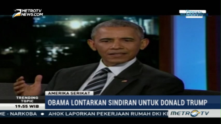 Obama Akui Tertawakan Trump Selama Debat Presiden