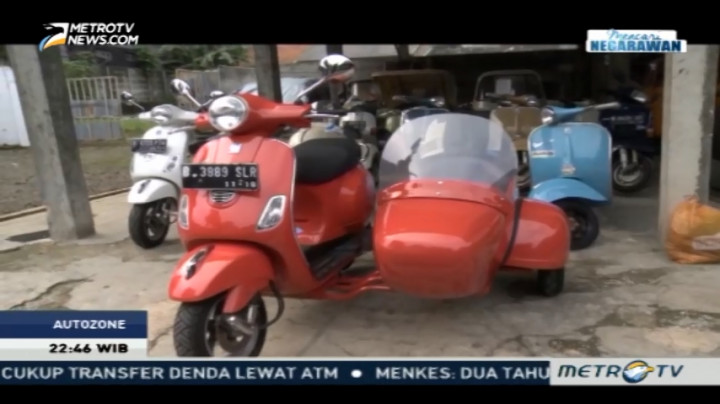 Begini Tahapan Modifikasi Skuter Antik