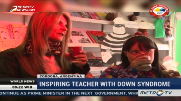 Inspiring Teacher with Down Syndrome