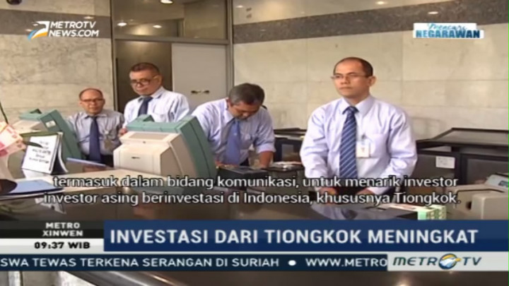 Investasi dari Tiongkok Meningkat Pesat