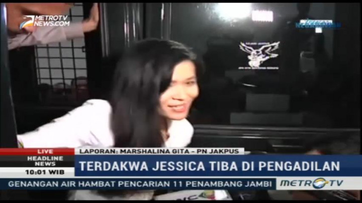 Hadapi Sidang Vonis, Jessica Tiba di PN Jakarta Pusat