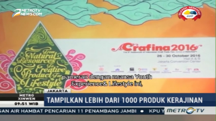 Crafina 2016 Tampilkan Lebih dari Seribu Produk Kerajinan