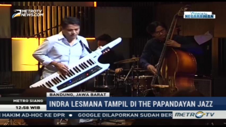 Penampilan Indra Lesmana di The Papandayaan Jazz Bandung Festival