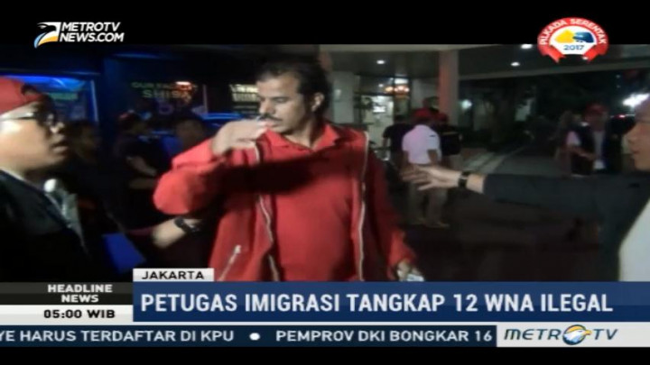 Imigrasi Tangkap 12 WNA Ilegal di Tempat Hiburan Malam