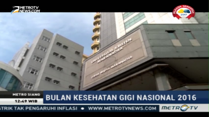 Bulan Kesehatan Gigi Nasional Hadir di Universitas Maranatha Bandung