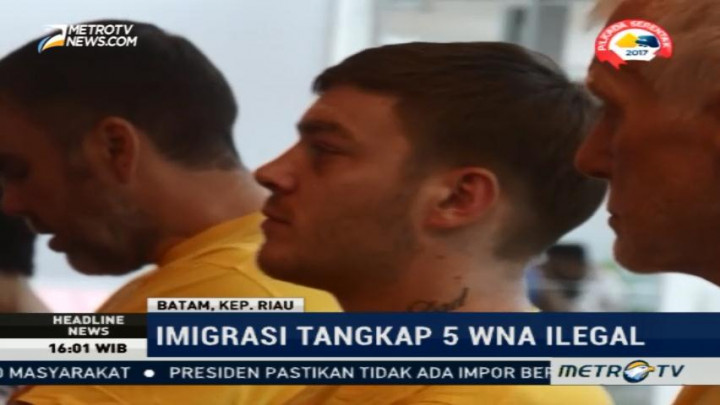 Imigrasi Batam Tangkap Lima WNA Ilegal