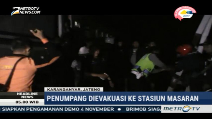 KA Malabar Tabrak Truk Pengangkut Eskavator di Karanganyar