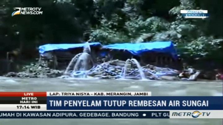 Dua Upaya Evakuasi 11 Penambang Emas di Merangin