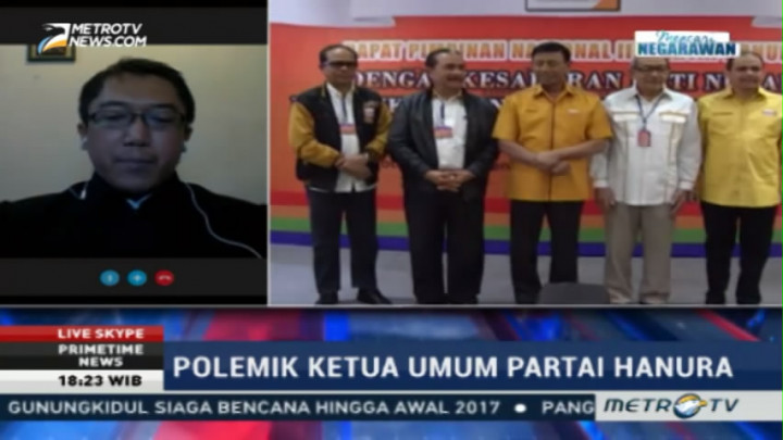 Polemik Ketum Hanura Diserahkan Kepada Mekanisme Internal Partai
