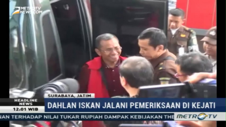 Dahlan Iskan Jalani Pemeriksaan Pertama Sebagai Tersangka