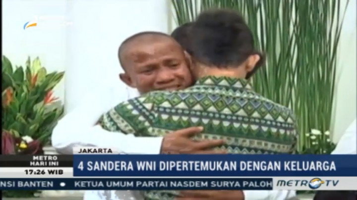 Empat WNI Eks Sandera Somalia Bertemu Keluarga