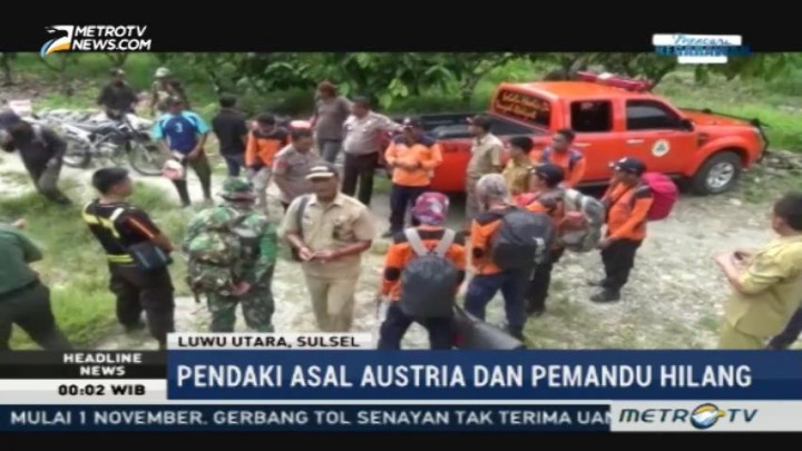 Pendaki Asal Austria & Pemandu Hilang di Gunung Tamboke