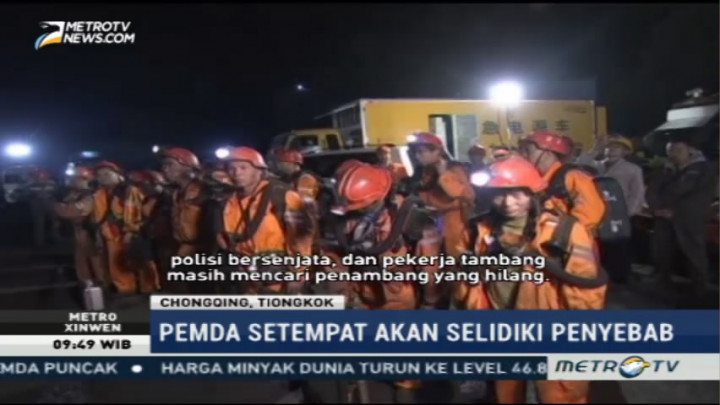 Ledakan Gas di Tambang Batu Bara Tiongkok, 18 Penambang Belum Ditemukan