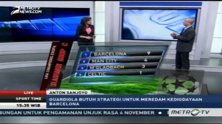 Man City vs Barcelona, Pengamat: Guardiola Hadapi Monster yang Diciptakannya Sendiri