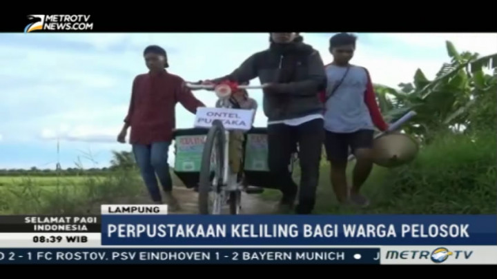 Ontel Pustaka, Pahlawan Baca Warga Pelosok Lampung Selatan