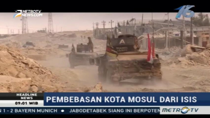 Irak Lanjutkan Operasi Pembebasan Mosul dari ISIS