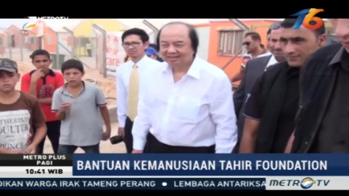 Kunjungan Dato' Sri Tahir ke Kamp Pengungsi Suriah di Yordania