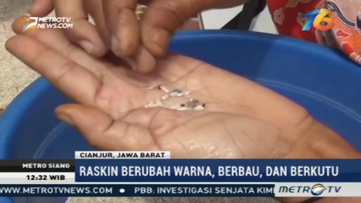 Bau dan Berkutu, Warga Cianjur Tolak Raskin dari Bulog
